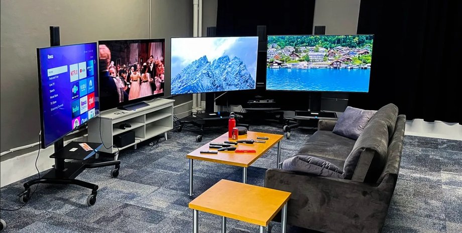 Телевизоры Hisense QD7, Amazon Fire TV 4, Samsung Crystal UHD U8000F, Roku Select TV