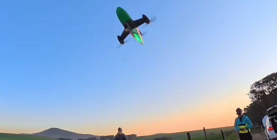 Испытания дрона Peregreen 3