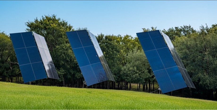 Трехмерные солнечные панели Janta Power на улице