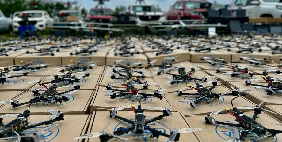 FPV-дроны на коробках в Украине