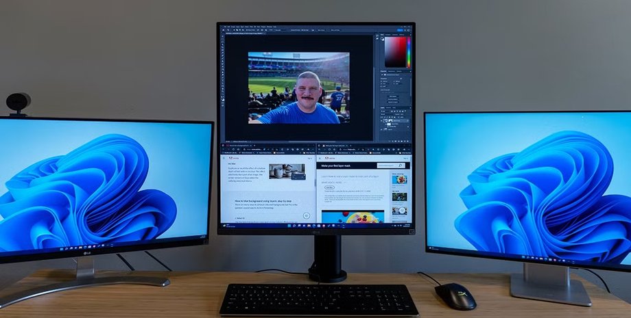 windows 11 три монитора обновление ос