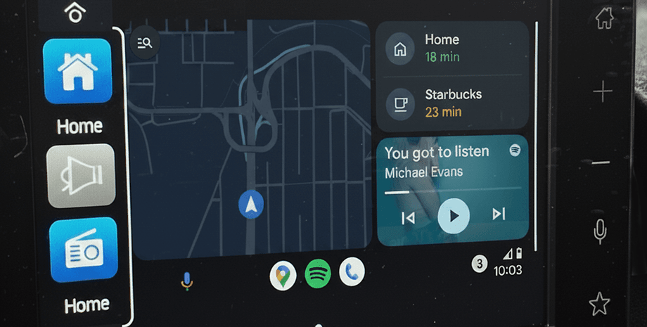 Android Auto интерфейс автомобилей